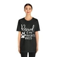 thumbnail image 2 of Women's Dog Rescue Shirt Who Rescued Who T-Shirt  Dog Rescue Gift, 2 of 6