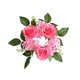 thumbnail image 2 of Corona de anillos de vela de pilar floral artificial Decoración de Halloween de 7.87 pulgadas Rosa, 2 of 9