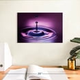 thumbnail image 3 of Elephant Stock Dark Metallic Red Wall Art - Horizontal Canvas Wall Art - Living Room Wall Decor - Nature Canvas - Purple And Blue Decor By Heidi Westum - 12" x 8", 3 of 8