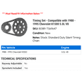 thumbnail image 2 of Timing Set - Compatible with 1988 - 1995 Chevy K1500 5.0L V8 1989 1990 1991 1992 1993 1994, 2 of 2