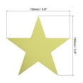 thumbnail image 2 of Uxcell 6" Star Cutouts, 48 Pack Star Cutout Double Printed Paper Stars for Classroom Decoration DIY Craft, Golden, 2 of 7