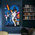 thumbnail image 4 of Pintura de diamante 5D DIY Taladro redondo completo Star Wars Decoración del hogar (E2789) Hugtrwg Para estrenar, 4 of 9