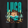 thumbnail image 3 of Luca - Half Human Half Sea Monster Luca  - Toddler And Youth Crewneck Fleece Sweatshirt, 3 of 5
