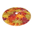 thumbnail image 2 of Bingfone Christmas Tree Skirt Mat Christmas Decoration Interior 36"-Autumn Leaves, 2 of 8