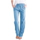 thumbnail image 1 of Pantalones informales rectos de algodón y lino con cintura elástica para mujer - Cintura media, cordón, para todas las estaciones, 1 of 6