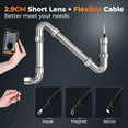 thumbnail image 6 of FLORAY 4.3" Borescope Endoscope with Light, 1080P HD Snake Inspection Camera, 16.5ft Cable, IP67 Waterproof, 2600mAh Battery, 6 of 7