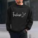 thumbnail image 1 of Ceisia Men's Regular-Fit Crew-Neck Heart-Letter Printed Casual Sweatshirt Gift, 1 of 6