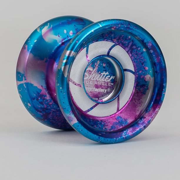 YoYoFactory Wide Angle Shutter YoYo Blasted Aluminum Finish (Galaxy