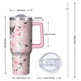 thumbnail image 3 of Family Halloween Tumbler 40oz w/Handle - Cute Pumpkin Design, BPA Free Stainless Steel, Insulated Cup for Adults, 3 of 5