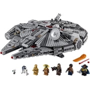 LEGO Star Wars Millennium Falcon 75257 Building Set - Starship Model with Finn, Chewbacca, Lando Calrissian, Boolio, C-3PO, R2-D2, and D-O Minifigures, The Rise of Skywalker Movie Collection