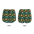 thumbnail image 3 of Rateoe Colorful Elephants Printed 2 in 1 Women's Workout Shorts for Athletic Gym Running Shorts with Phone Pockets-Small, 3 of 7