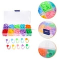 thumbnail image 2 of NUOLUX 150pcs Stitch Markers Multi-functional Knitting Markers Crochet Clips, 2 of 6