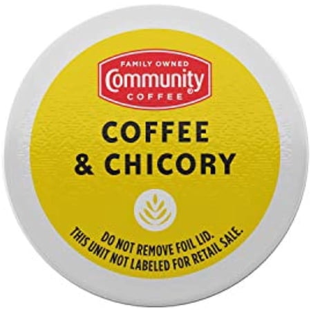Community Coffee & Chicory Single Serve K-Cup Compatible Pods, Box Of 80 Pods