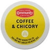 Community Coffee Coffee & Chicory Medium Dark Roast Single Serve K-Cup Compatible Coffee Pods, Box Of 24 Pods (Pack Of 4)