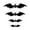 88PC_#07, variant on 81 Pcs Halloween Bats Decoration, 4 Different Sizes Realistic PVC Black 3D Scary Bat Sticker for Home Decor DIY Wall Decal Bathroom Indoor Hallowmas Party Supplies