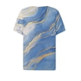 thumbnail image 5 of ATENAR T Shirts for Women Loose Summer Tops for Women Short Sleeve Tee Light Blue S, 5 of 6