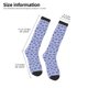 thumbnail image 2 of Balery Blue And White Flowers Calcetines novedosos Calcetines deportivos Calcetines hasta la rodilla Calcetines de algodón Calcetines originales y geniales, 2 of 6