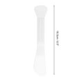 thumbnail image 4 of Unique Bargains 1 Pc Double-headed Fan Type Facial Mask Brush White, 4 of 5