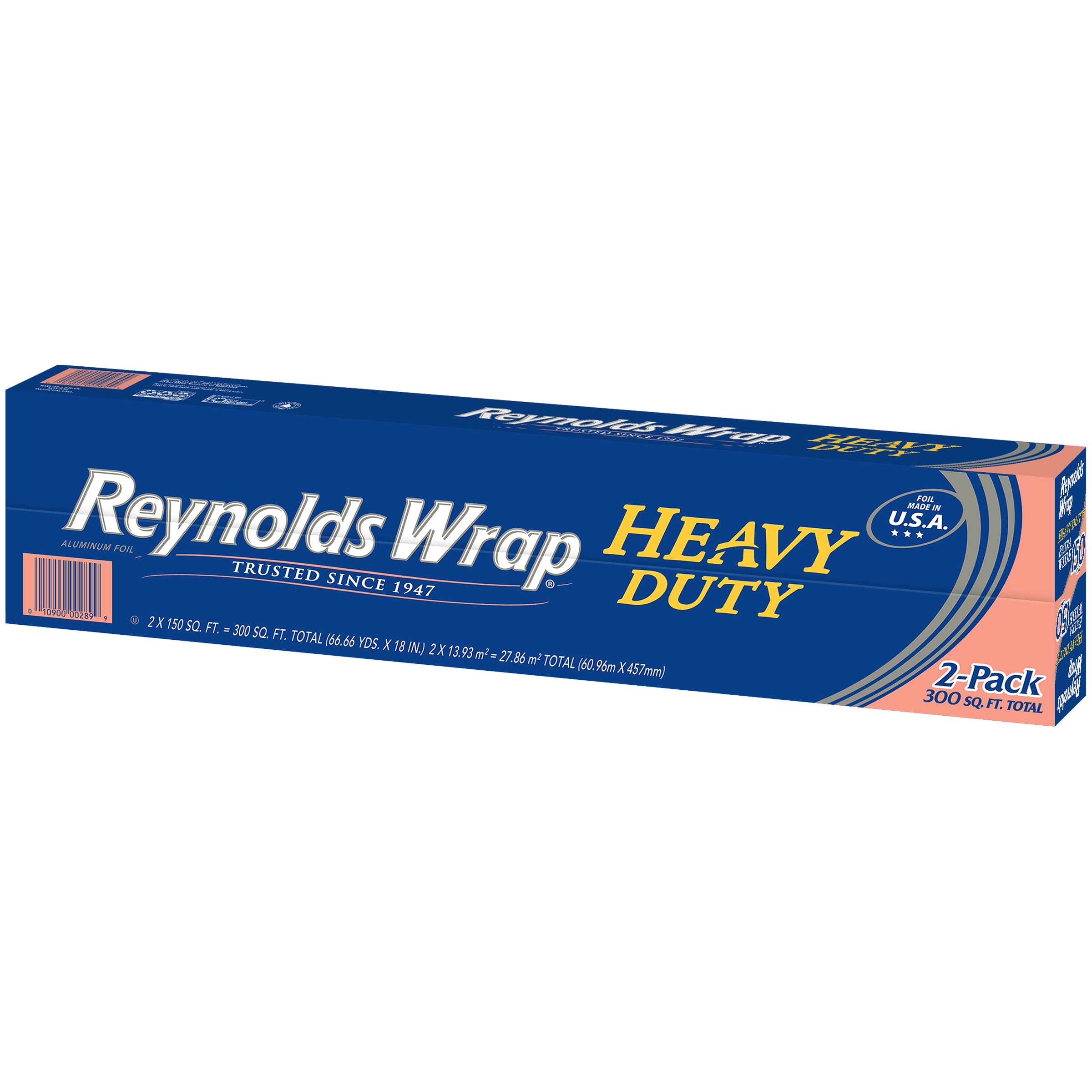 Reynolds Wrap Heavy Duty Aluminum Foil, 18 in x 300 sq ft, 2 Pack photo 2