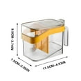 thumbnail image 2 of Automatic Salt Dispenser with Partitioned Storage, Kitchen Seasoning Container for Spices, Sugar, or Pepper, One-Touch Release Design, 2 of 7