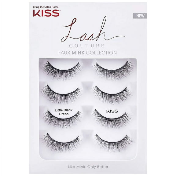 Kiss Lash Couture Faux Mink Multipack 01 4.0 pr Pack of 2