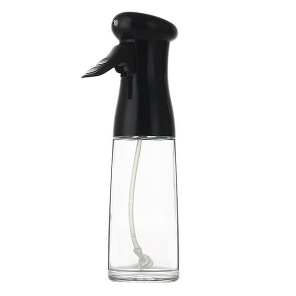 Hervidor de aceite de vidrio de 220ml, hervidor de aceite de alta presión, botella de spray de aceite para barbacoa, botella de spray de aceite cuantitativa para cocina MFZFUKR BST3013442-2