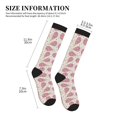 thumbnail image 4 of Pofeuu Sparkling Ice Cream Print Compression Socks for Women & Men Circulation - Best Support for Nurses,Running,Athletic,Sports, 4 of 7