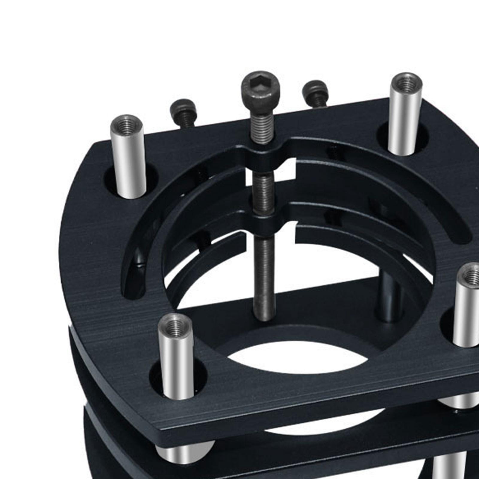 Router Plunge Base Router Lifting Fit 65mm Motors Adjustable Woodworking DIY for Worktable Black Plate