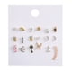 thumbnail image 1 of Surtido de pendientes para mujer con para el oído, 9 pares Zulema aretes, 1 of 6