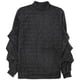 thumbnail image 1 of Blusa Metálica Alfani para Mujer Tipo Jersey Cuello Alto Simulado Mediana, 1 of 1