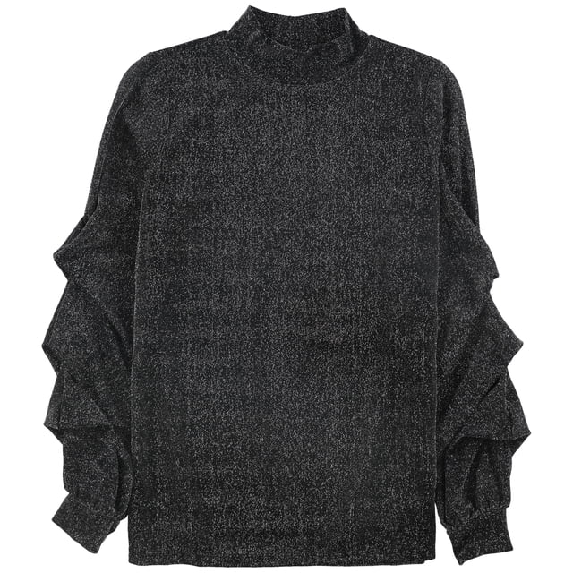 Alfani Blusa metálica para mujer, metálica, pequeña