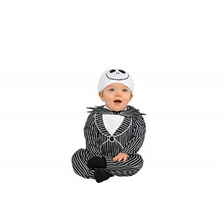 Party City The Nightmare Before Christmas Jack Skellington Halloween Costume for Infants, 12-24 Months, with Hat