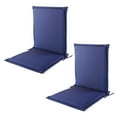 thumbnail image 1 of High Back Chair Cushion - Navy Blue (2 Pack), 1 of 4