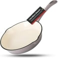 thumbnail image 1 of SHIBA-Enameled Cast Iron Fry Pan 8-Inch Navy (Gray, Fry 8-Inch), 1 of 4