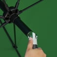 thumbnail image 4 of Sunline 9 ft Crank Open Push Tilt Fiberglass Ribs Aluminum Pole Market Patio Umbrella, 4 of 6
