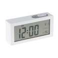 thumbnail image 1 of De Despertador Digital Reloj LCD Tiempo De Retroiluminación Inteligente Termómetro De Calendario blanco, 1 of 9