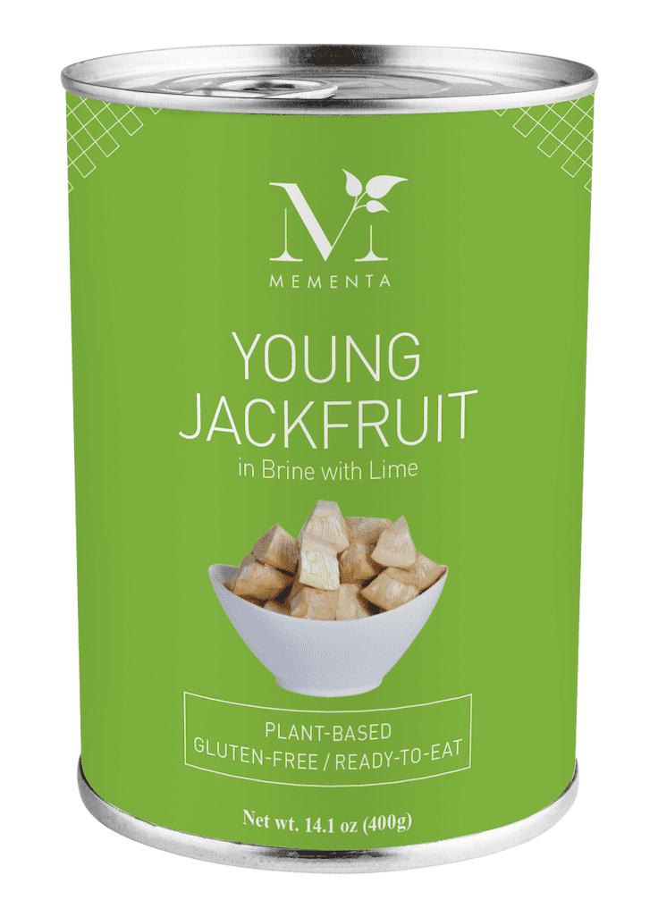Mementa Inc (6 pack) Plain Jackfruit in Brine with Lime, 14 oz. Can