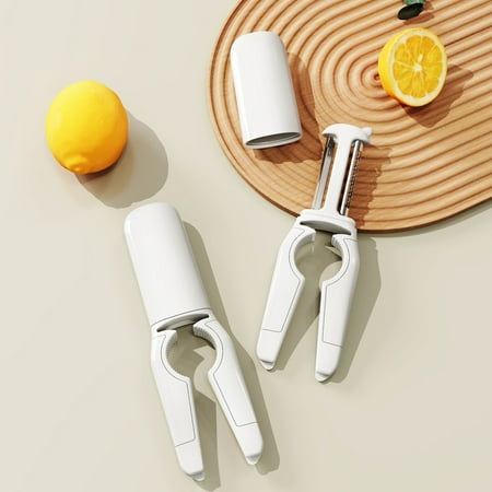 

Yanerim 5-in-1 Double-Head Vegetable Potato Peeler Grater with Bottle Opener Pulling Tab Soup Cans Handling Fruit Kitchen Tool for Home Restaurant Bar BBQ