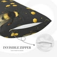 thumbnail image 5 of Balery Bumblebee Bedding Queen Pillow Cases - Envelope Closure - Soft Brushed Microfiber Fabric - Shrinkage and Fade Resistant Pillow Cases-16"x24", 5 of 9