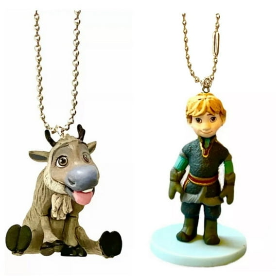 Baby Sven & Kristoff Toddler Young Keychain Dangler Pvc Figure Figurine Charm 2” New