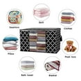 thumbnail image 4 of Jusqu'à 30 % de Réduction, Sacs de Rangement pour Couvertures Pliables, Conteneurs de Rangement avec Couvercle et Poignée pour Chambre, Placard, et Organisation de Couette Akmoler Picks Populaires / Tissu Non Tissé, Noir, 4 of 7