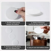 100pcs Round Coffee Filters - Portable Filters,Must-Have Microfilters Accessories for Espresso-Style Maker,Moka and Ice Drip PotBrewing,Tea Coffee,Travel Camping L