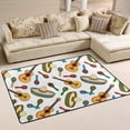 thumbnail image 2 of SKYSONIC Mexican Musicial Instruments Lightweight Carpet Mats Area Soft Rugs Floor Mat Doormat Decoration for Rooms Entrance 36x24 inch, 2 of 6