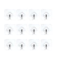 thumbnail image 4 of Miangastore Transparent Wall Hanging Hanger 20Set Abs Material Water And Oil Proof, 4 of 8