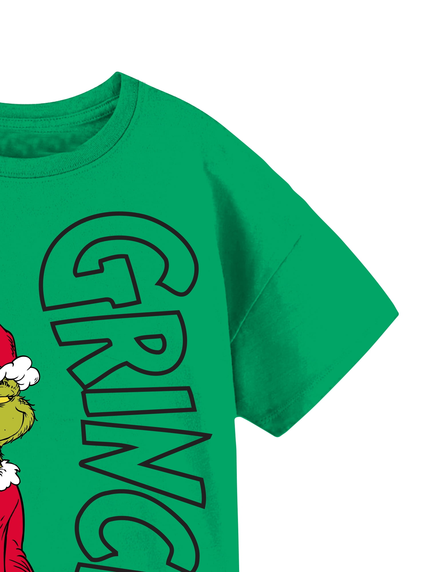 ' The Grinch Girls Graphic Crew Neck Short Sleeve T-Shirt, Sizes 4-16