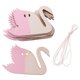 thumbnail image 4 of Lindo Cisne De Que Cuelga Estandarte Garland Cama Para Bebé Habitación Para Decoración Rosado Soledad Cisne de madera, 4 of 10