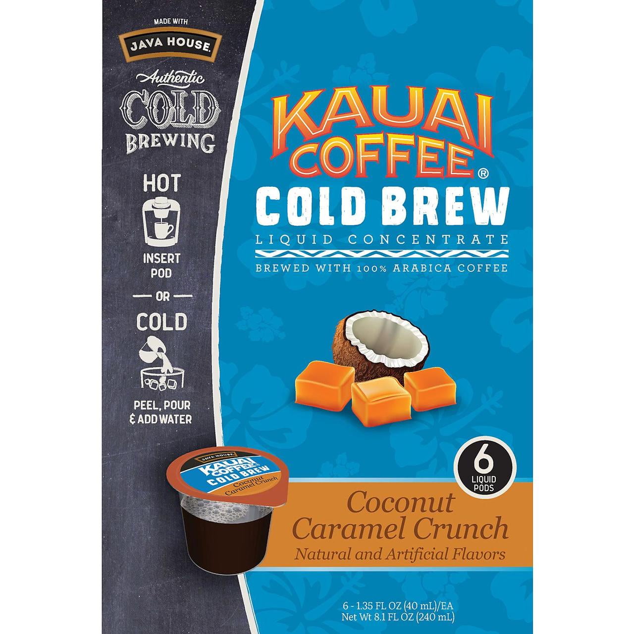 Kauai Cold Brew KCups, Coconut Caramel Crunch (36 ct.)