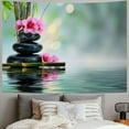 thumbnail image 2 of Orinice Flowers Bamboo Sticks Tapestry Wall Hanging Unique Style Graphic Tapestries Home Wall Decor Art for Living Room Bedroom Apartment Farmhouse Dorm 60x50inch, 2 of 6