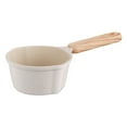thumbnail image 5 of WHAMVOX Butter Melting Pot Small Sauce Pan Metal Oil Heating Pot Milk Warmer with Wood Handle, 5 of 8
