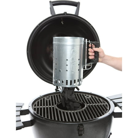 charcoal starter chimney griller char galvanized steel release
